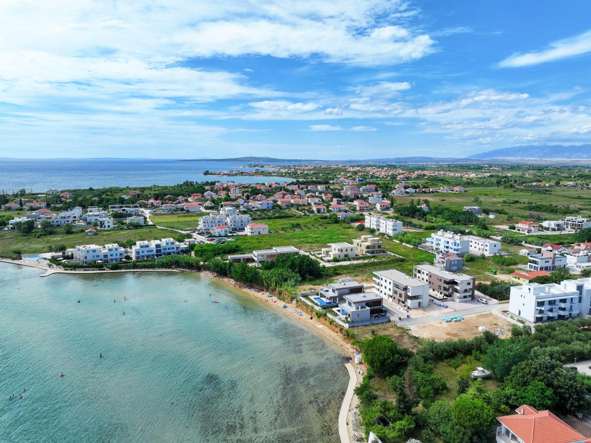 Deluxe Apartments Privlaka On The Sand Kültér fotó