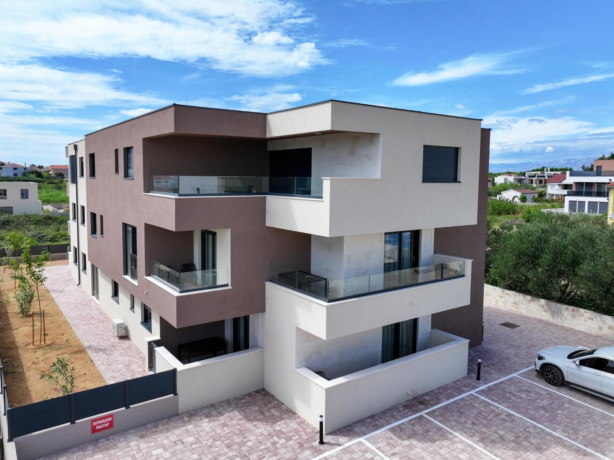 Deluxe Apartments Privlaka On The Sand Kültér fotó
