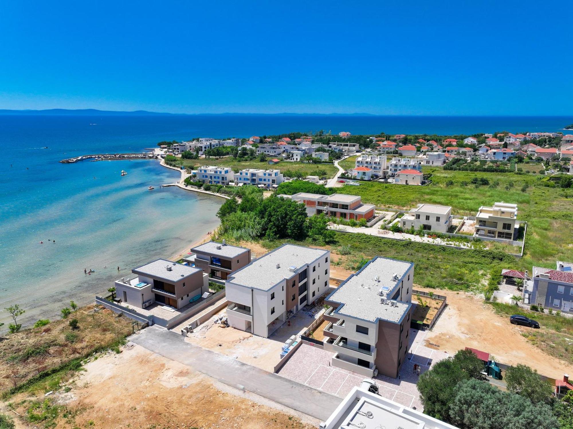 Deluxe Apartments Privlaka On The Sand Kültér fotó